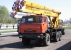 Подъемник строительный ПМС-328-02 на базе КАМАЗ-43114